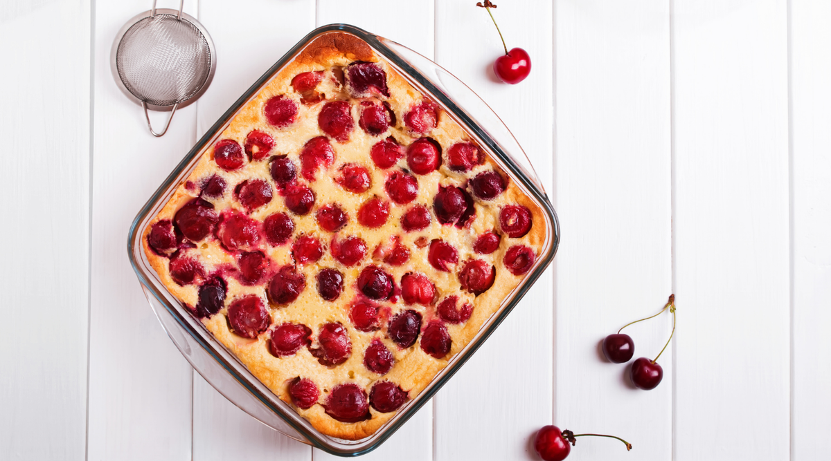 Clafoutis de cerises à la boisson végétale SOVI