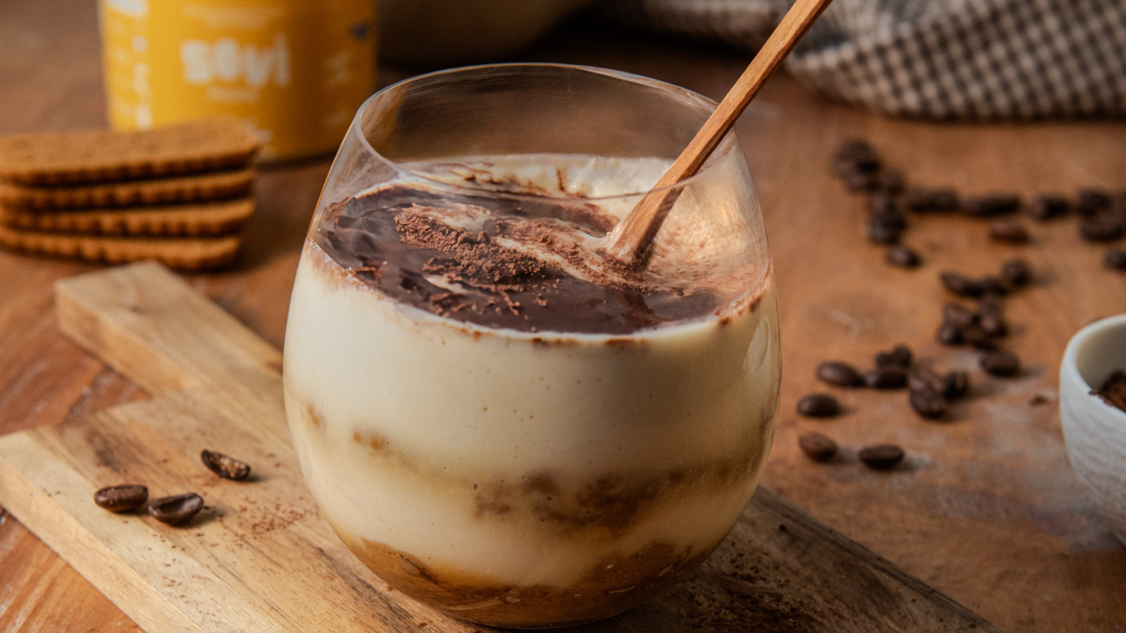 Tiramisu végétal : un dessert léger et gourmand Image