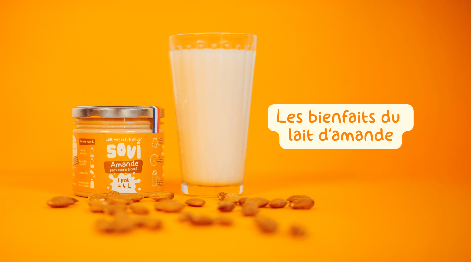 Quels sont les bienfaits du lait d’amande ? On t’explique tout Image