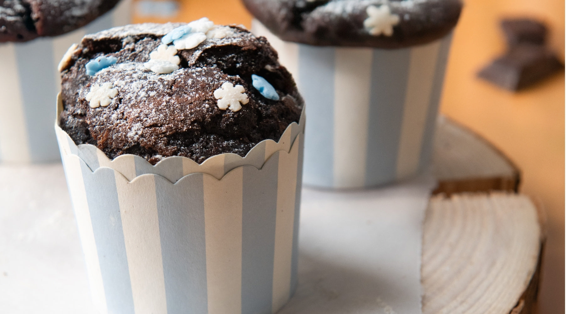 Muffins chocolat cœur fondant