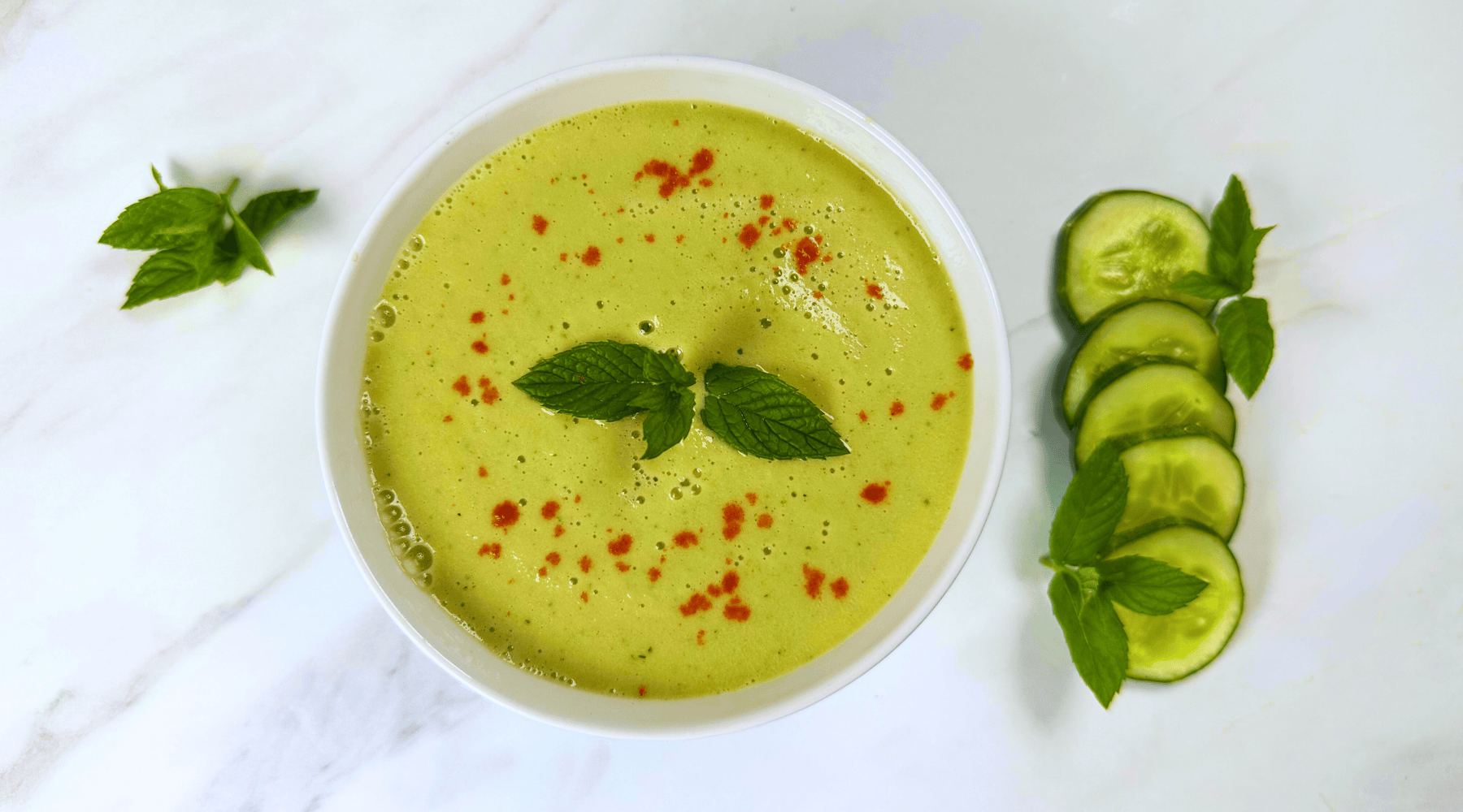 Gaspacho de concombre à la menthe : la recette fraîche et légère pour l’été