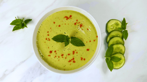 Gaspacho de concombre à la menthe : la recette fraîche et légère pour l’été