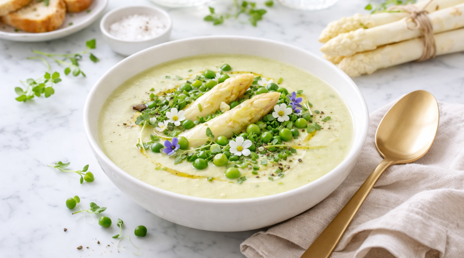 Velouté d’asperges : la recette de printemps facile, onctueuse et sans crème Image