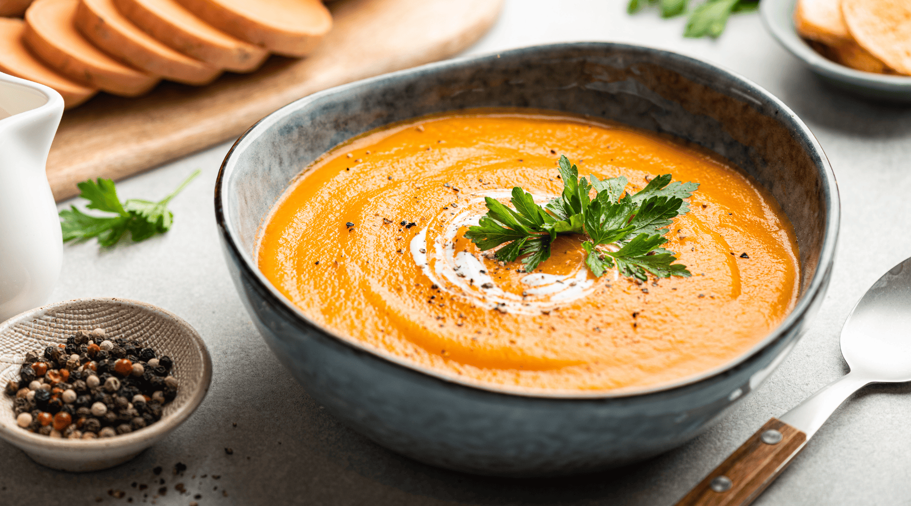Velouté carotte et patate douce : la recette douce et réconfortante pour l’automne Image