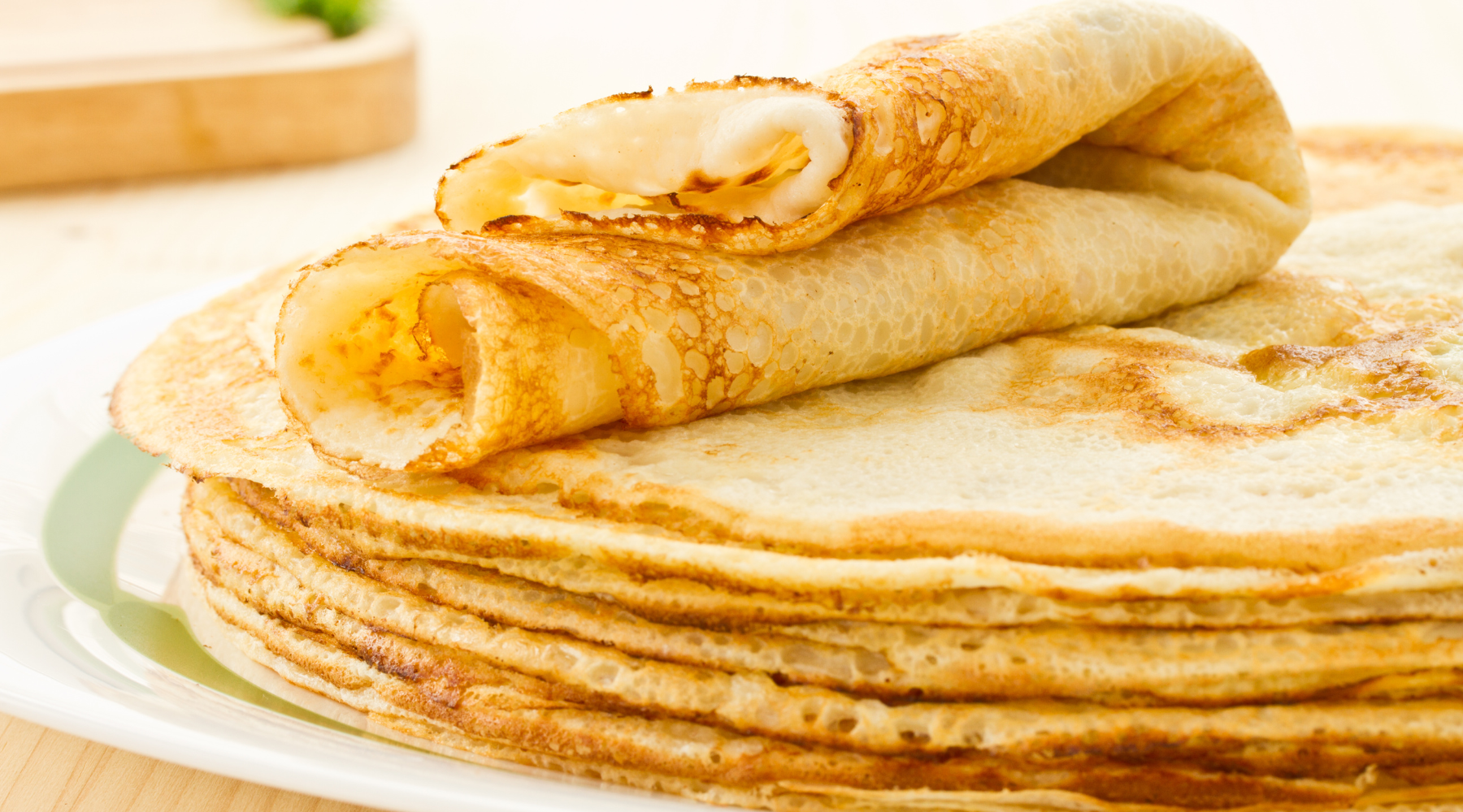 Crêpes légères et moelleuses 🌿🥞 Image