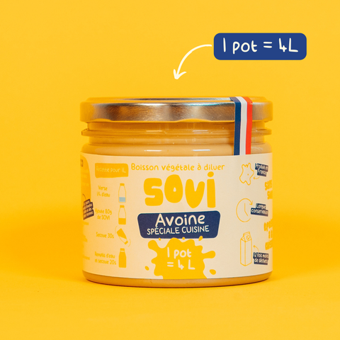 Boisson végétale avoine spéciale cuisine
