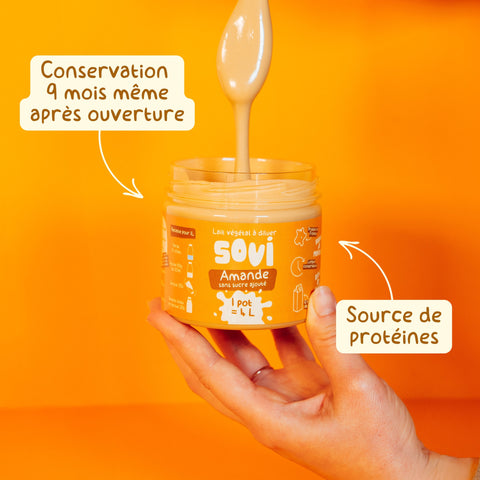 Lait d’amande à diluer