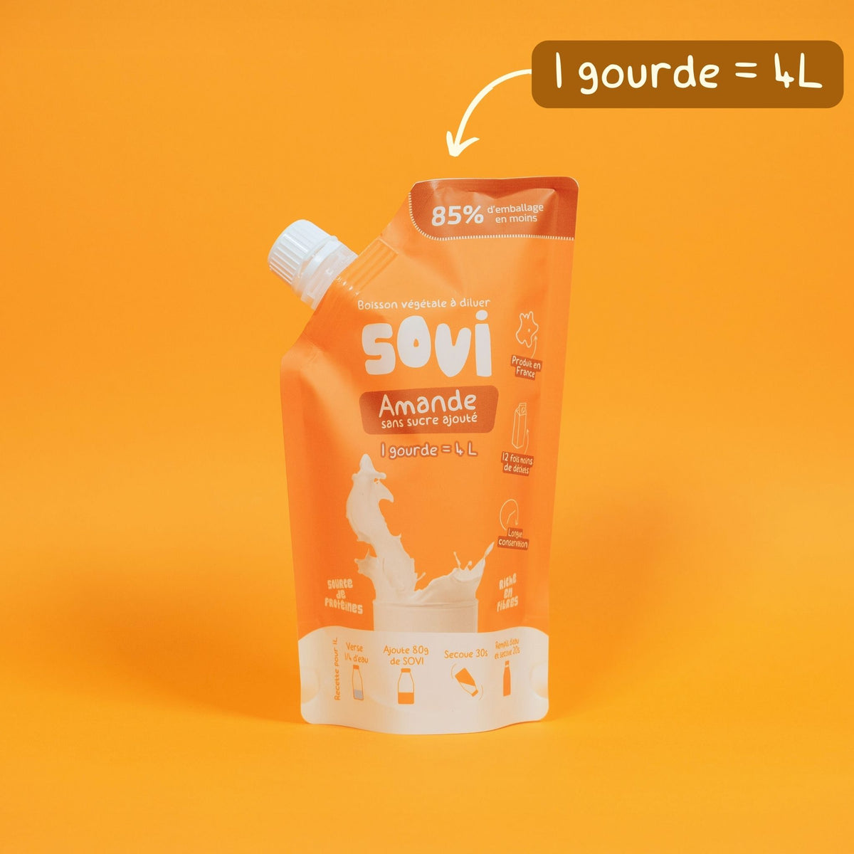 Lait d’amande à diluer