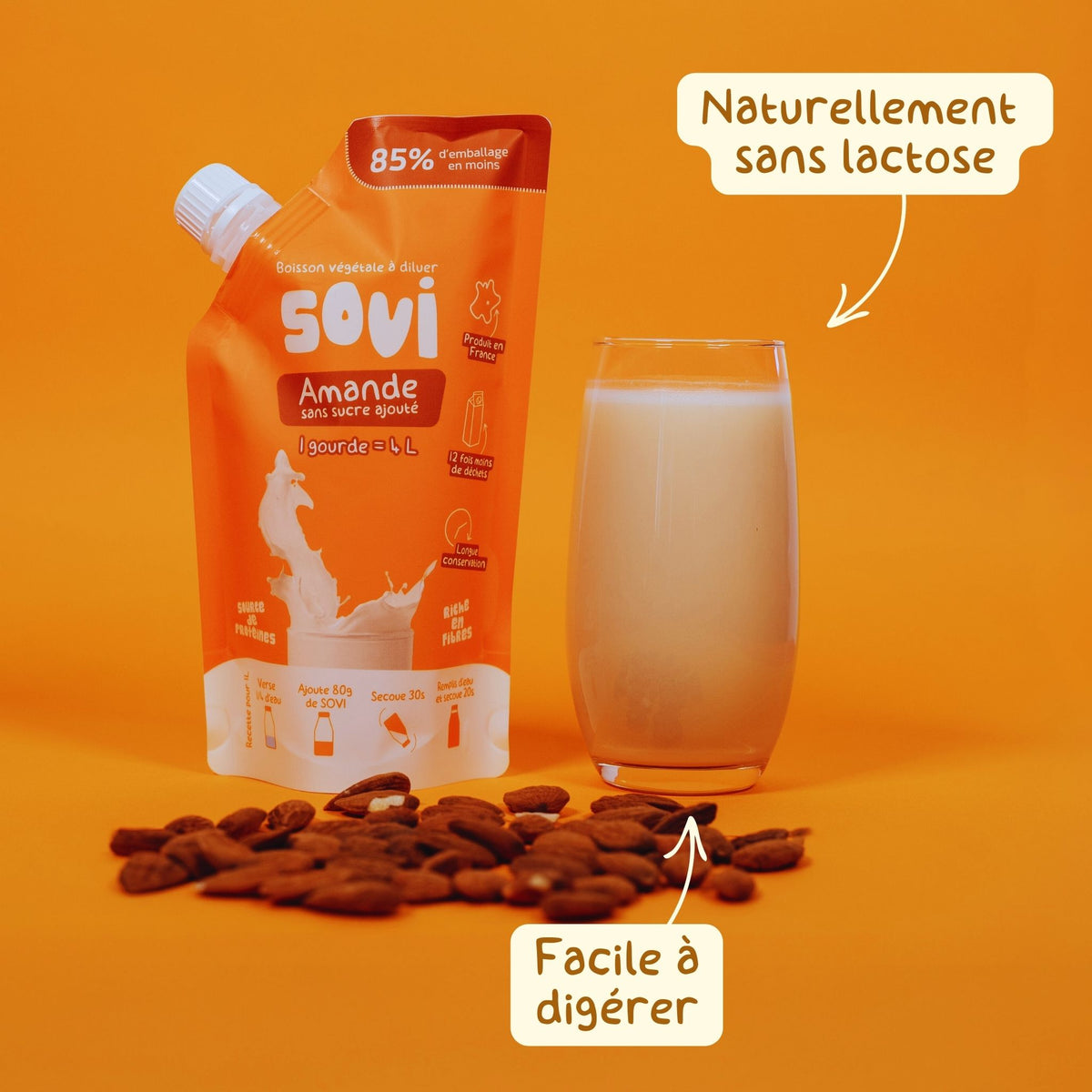 Boisson végétale amande