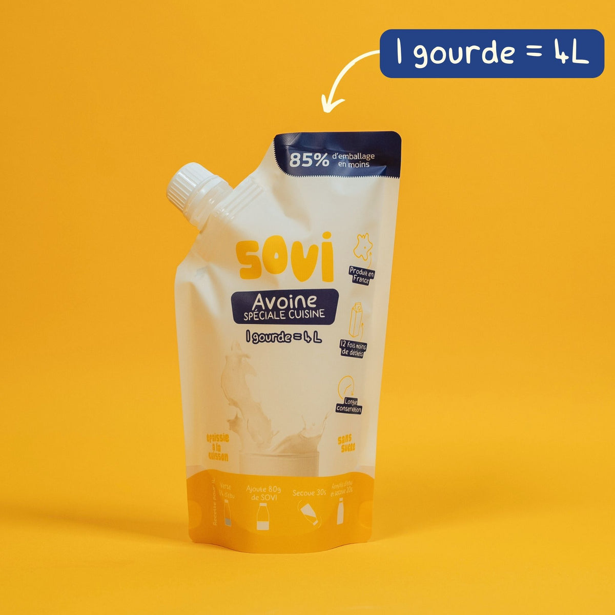 Boisson végétale avoine cuisine